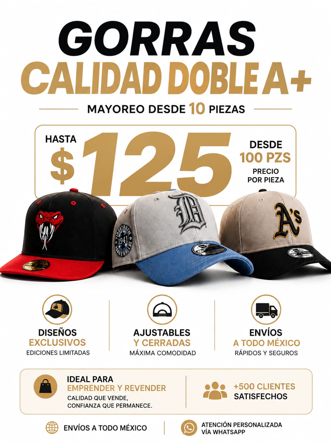 Johnny Caps - Gorras premium al mayoreo
